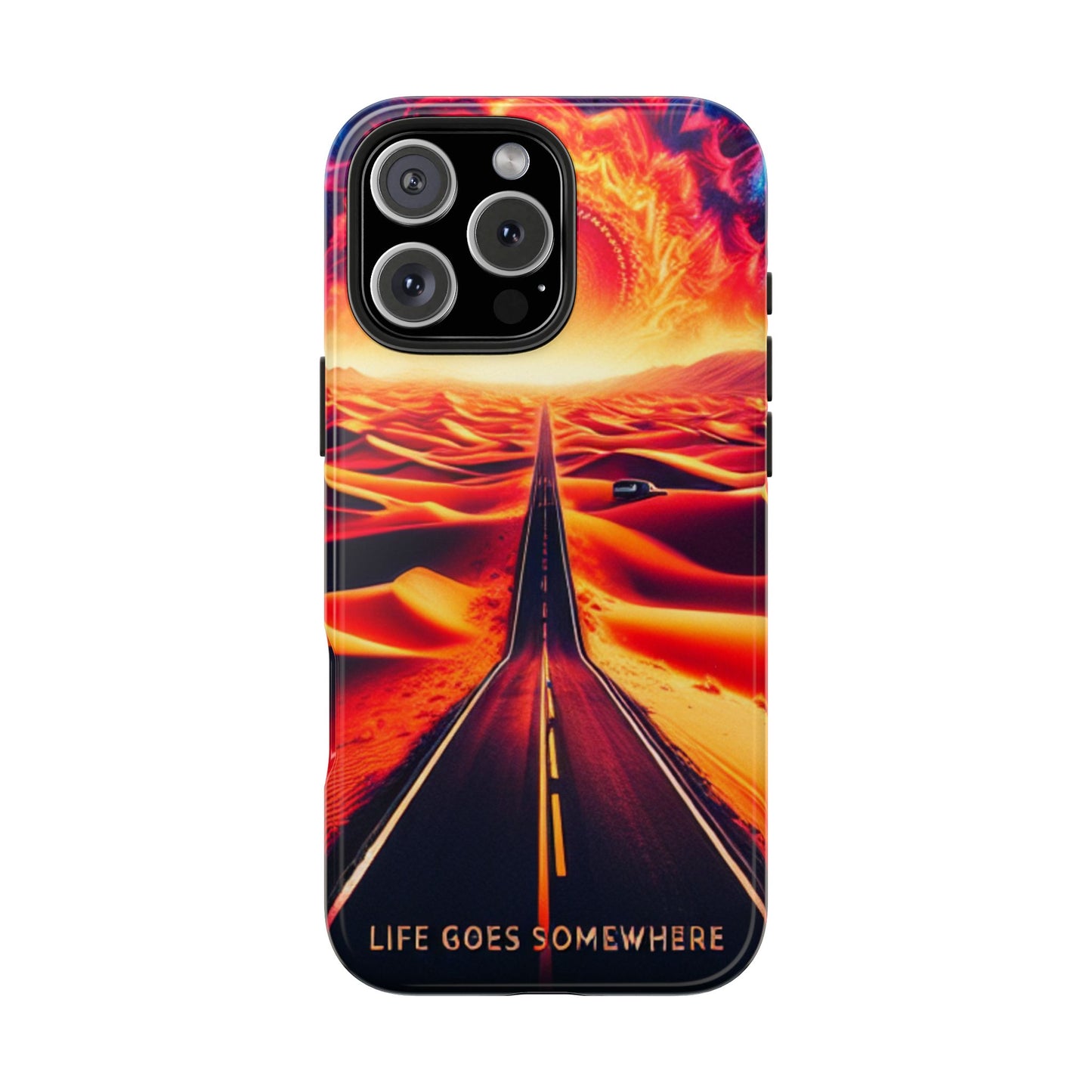 Life Goes Somewhere Phone Case