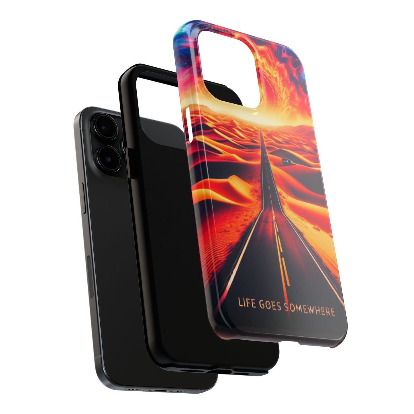 Life Goes Somewhere Phone Case