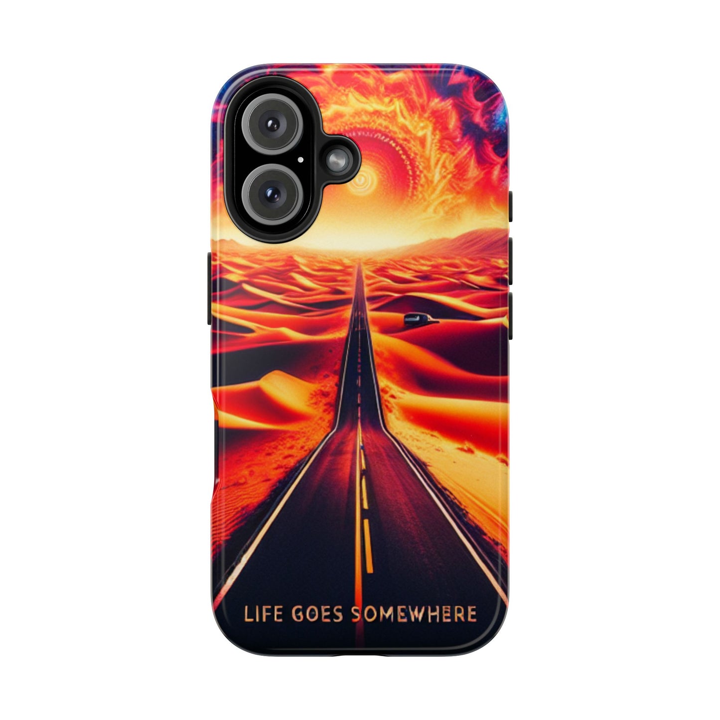 Life Goes Somewhere Phone Case