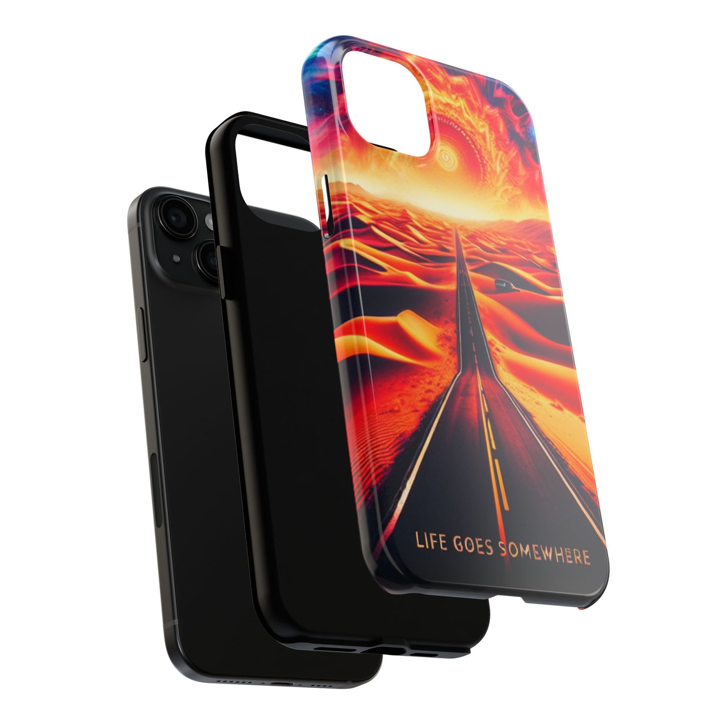 Life Goes Somewhere Phone Case