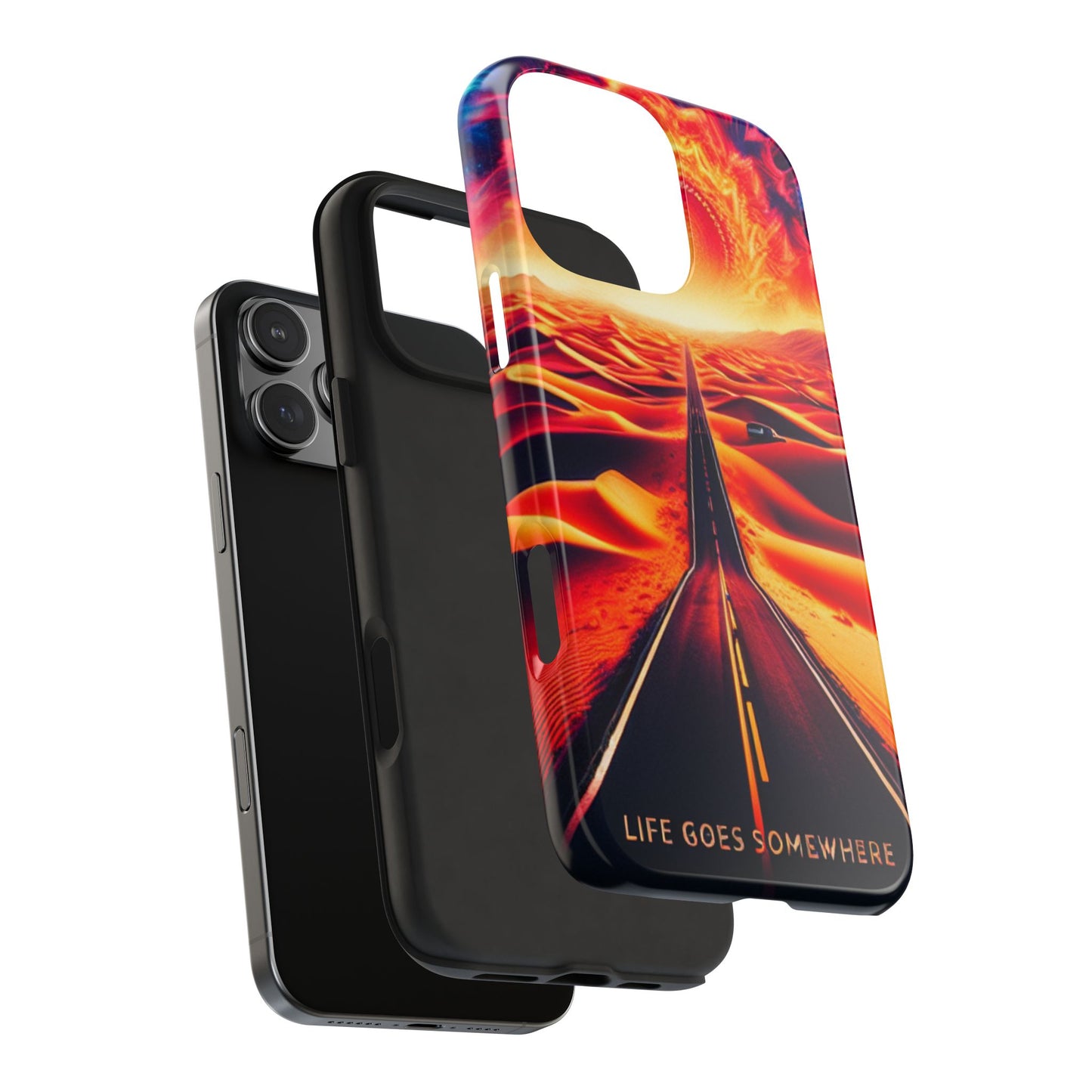 Life Goes Somewhere Phone Case