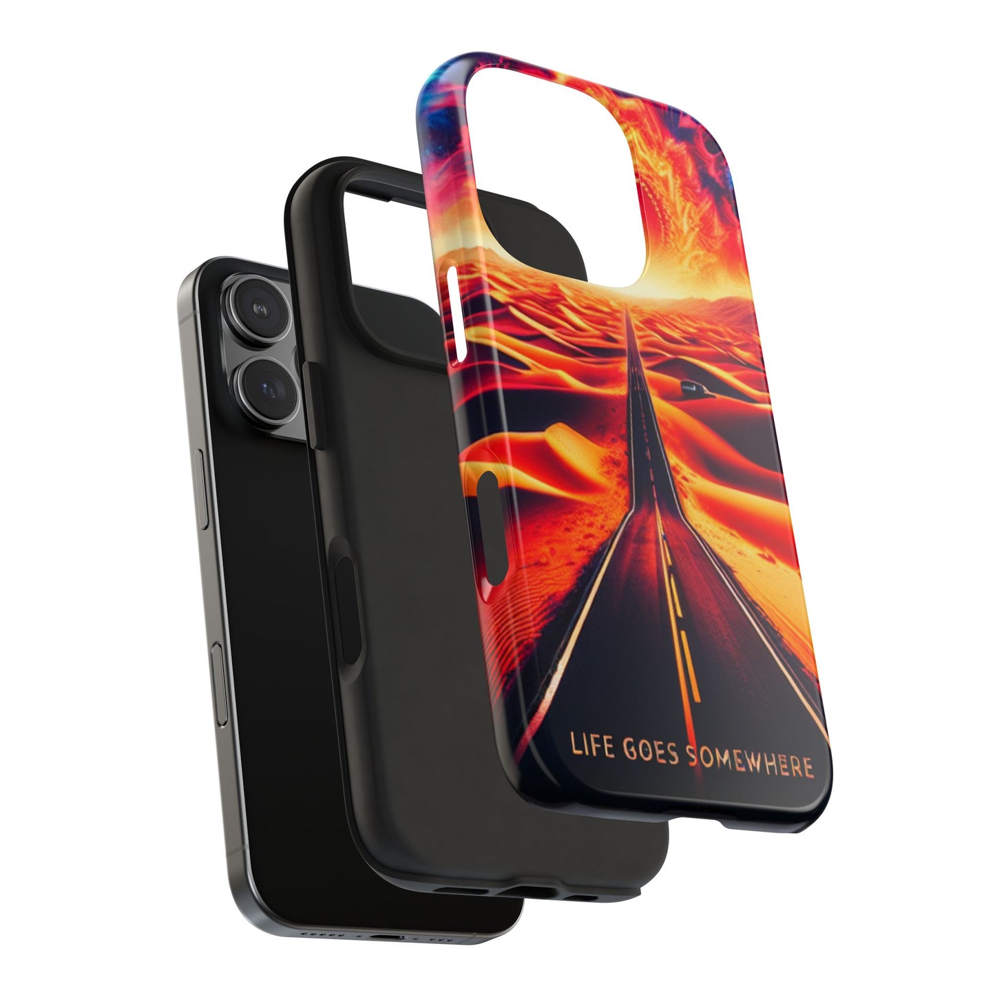 Life Goes Somewhere Phone Case