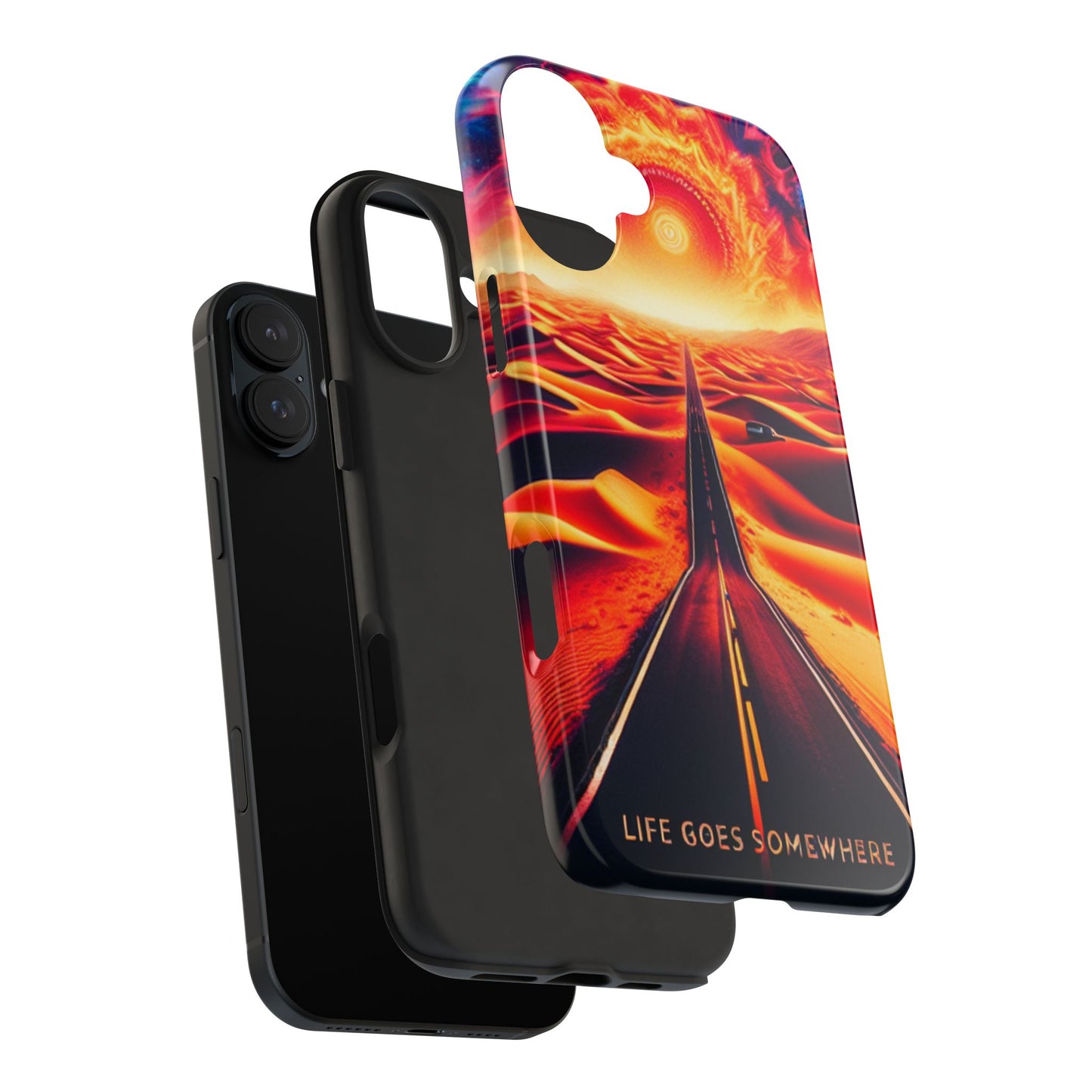 Life Goes Somewhere Phone Case
