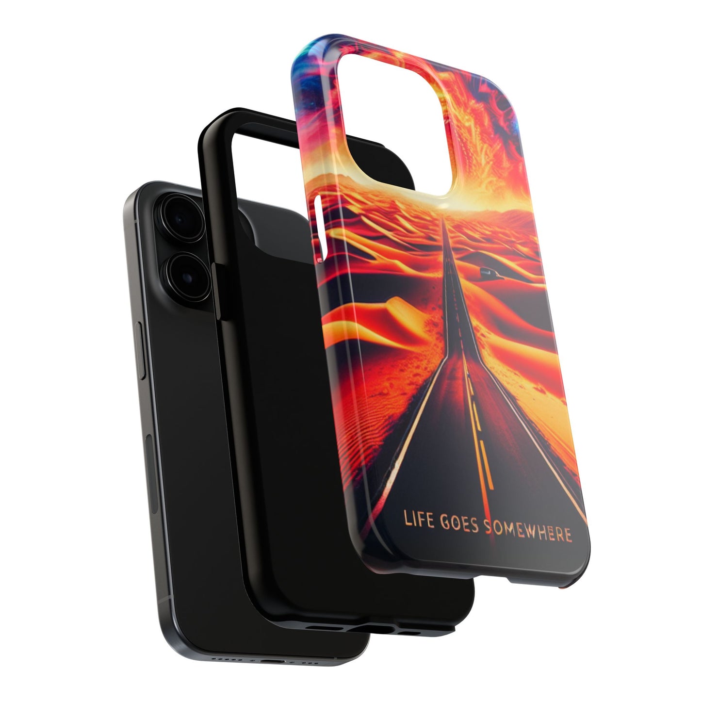 Life Goes Somewhere Phone Case